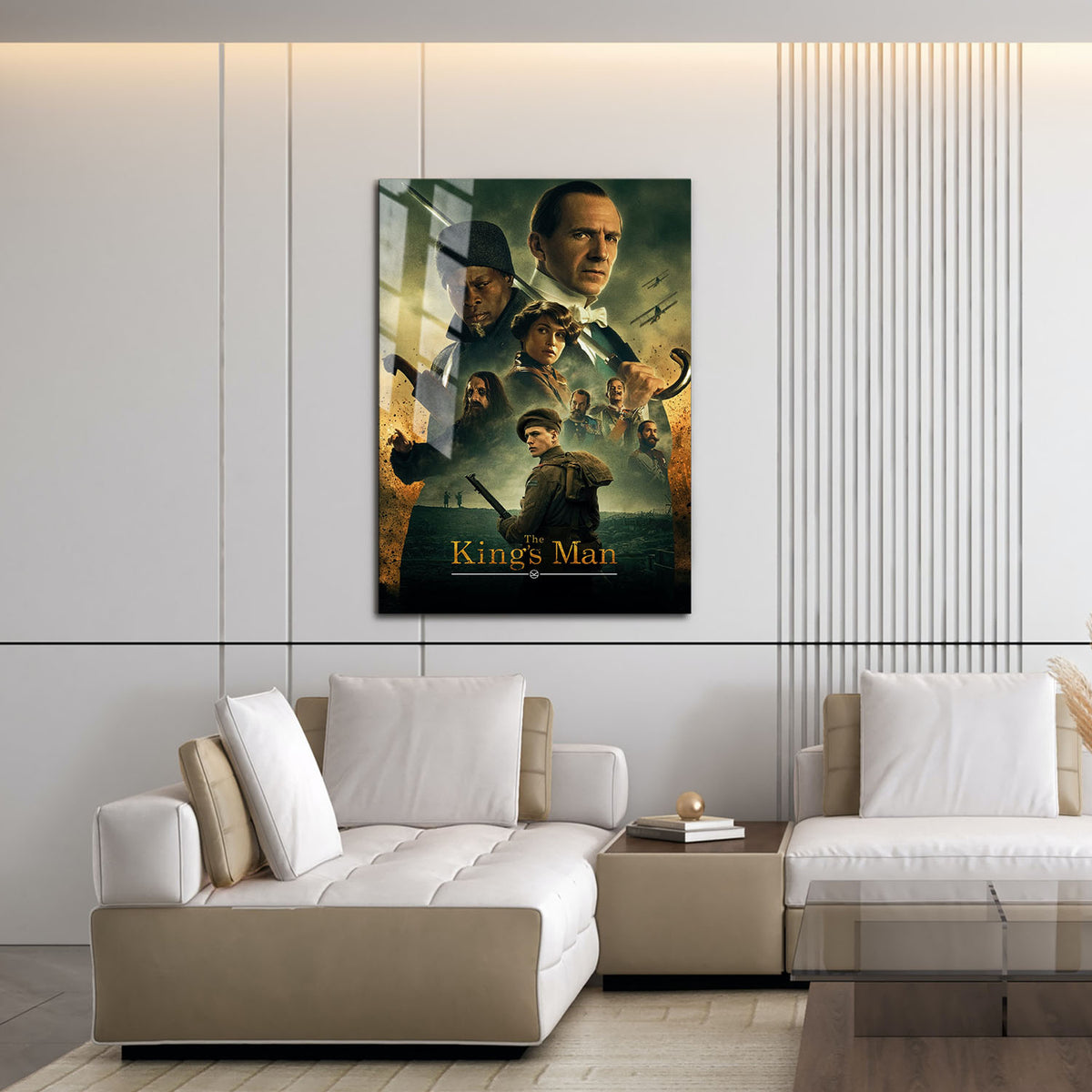 Flex Designs Metal Poster The Kings Man 16 x 24" Home Goods - Movie 2021 Movie Metal Poster