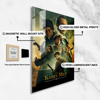 Flex Designs Metal Poster The Kings Man 16 x 24" Home Goods - Movie 2021 Movie Metal Poster