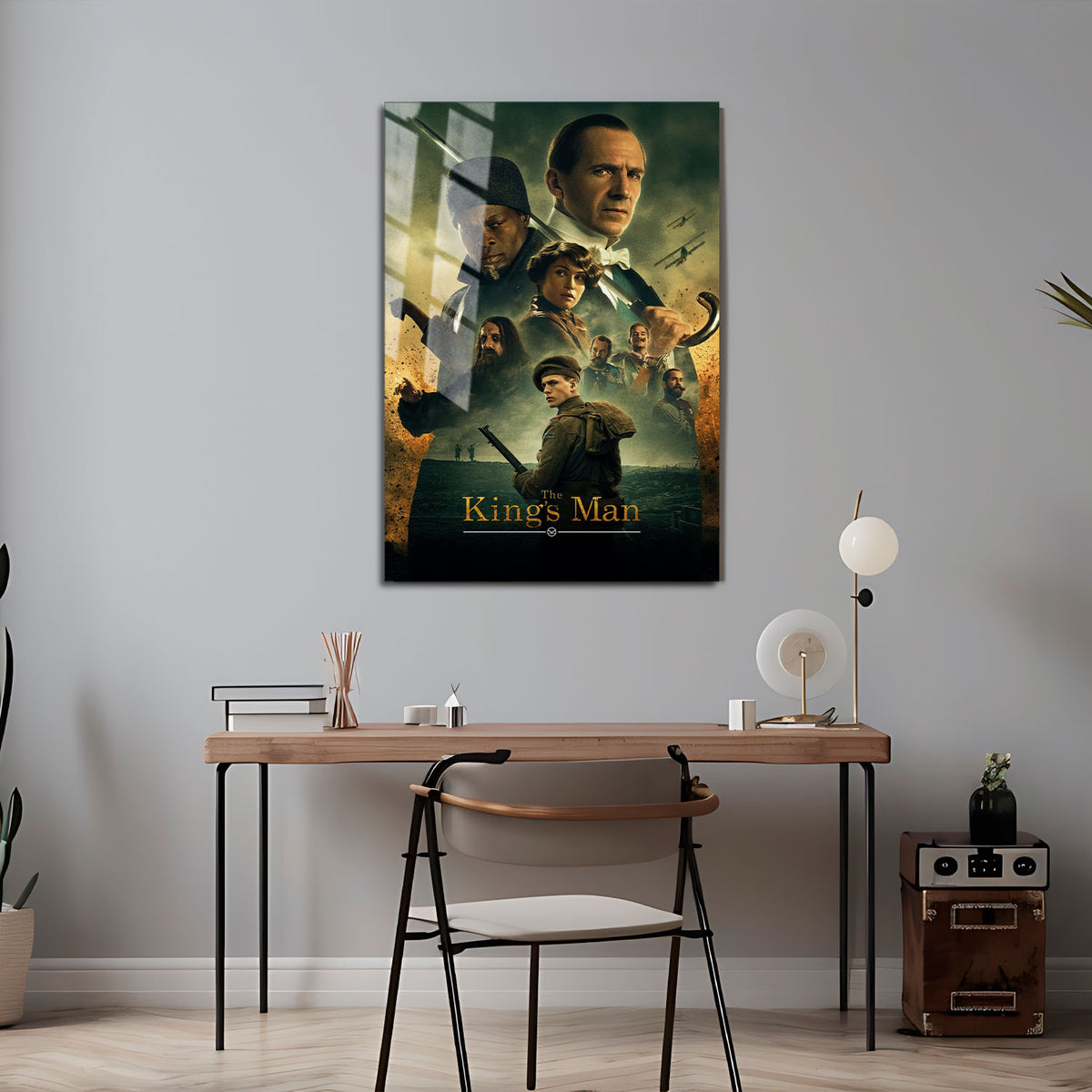 Flex Designs Metal Poster The Kings Man 5 x 7" Home Goods - Movie 2021 Movie Metal Poster