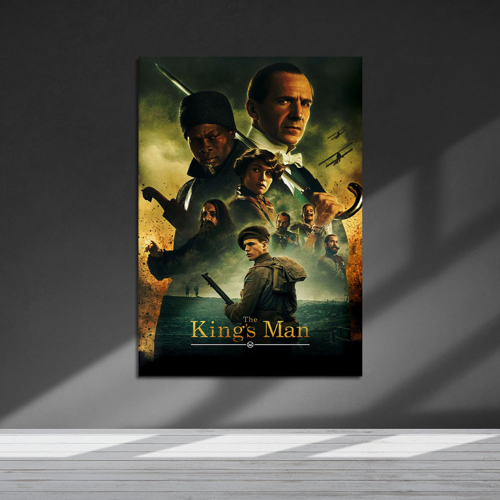 Flex Designs Metal Poster The Kings Man 5 x 7" Home Goods - Movie 2021 Movie Metal Poster