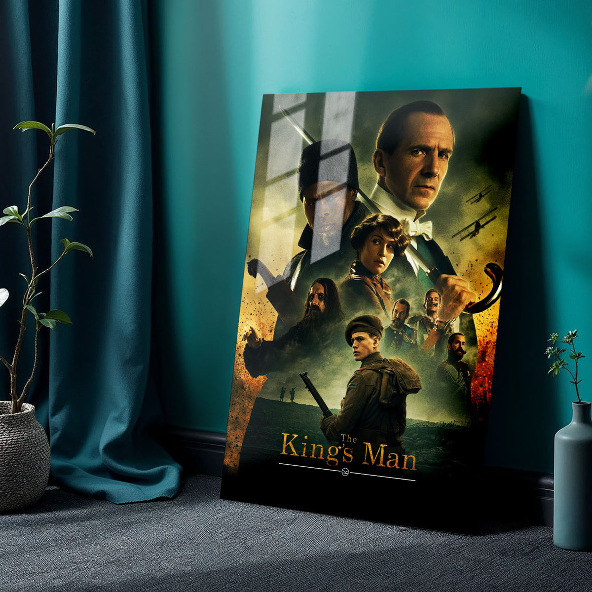 Flex Designs Metal Poster The Kings Man 24 x 36" Home Goods - Movie 2021 Movie Metal Poster