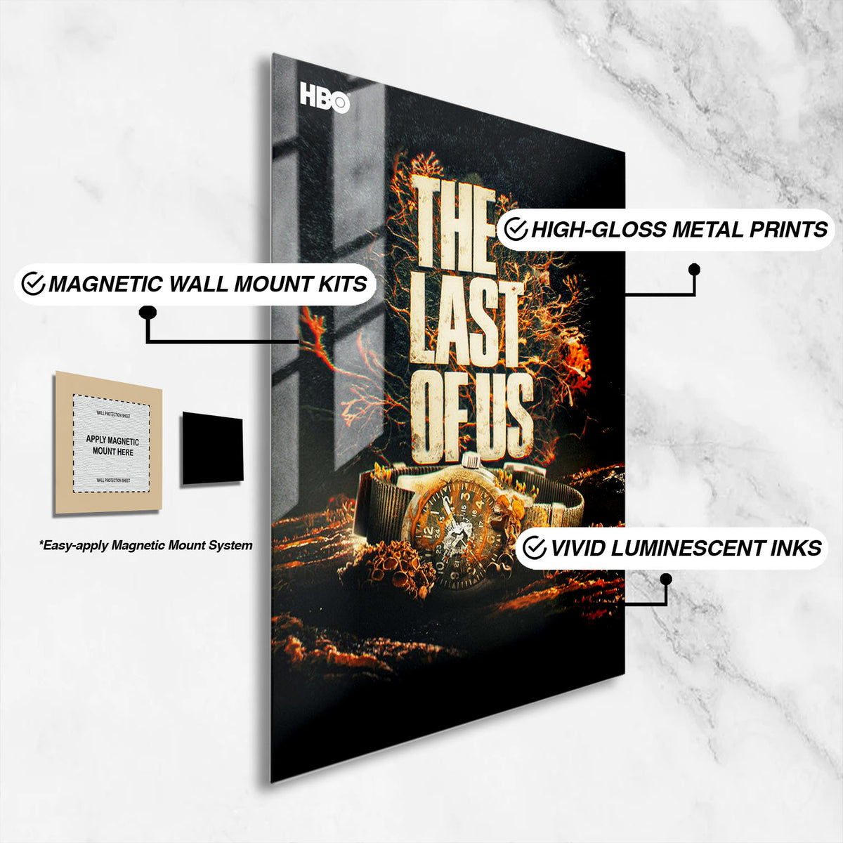 Flex Designs Metal Poster The Last of Us Final 16 x 24" Home Goods - TV Show 2023 TV Show Metal Poster