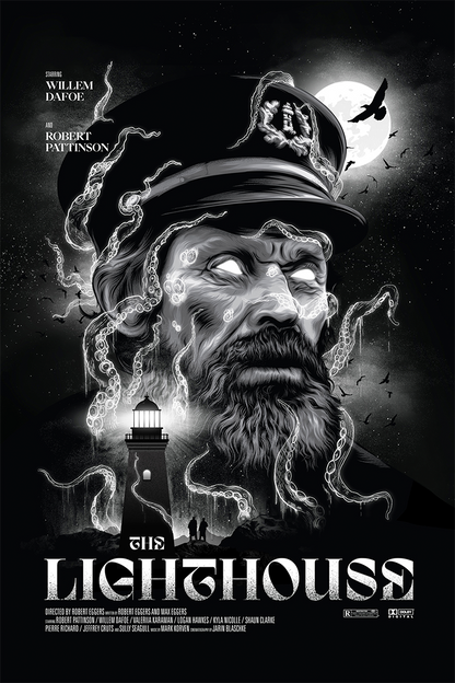 Flex Designs Metal Poster The Lighthouse 11 x 17" Home Goods - Movie 2019 Movie Metal Poster