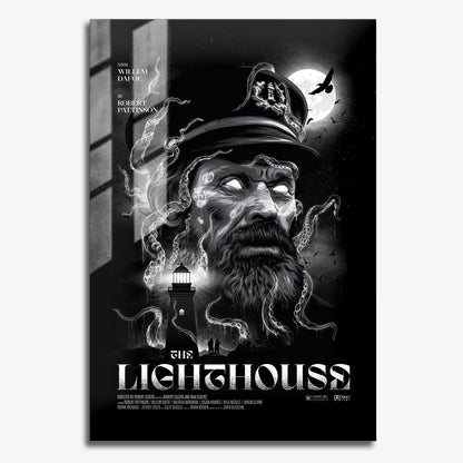 Flex Designs Metal Poster The Lighthouse 11 x 17" Home Goods - Movie 2019 Movie Metal Poster