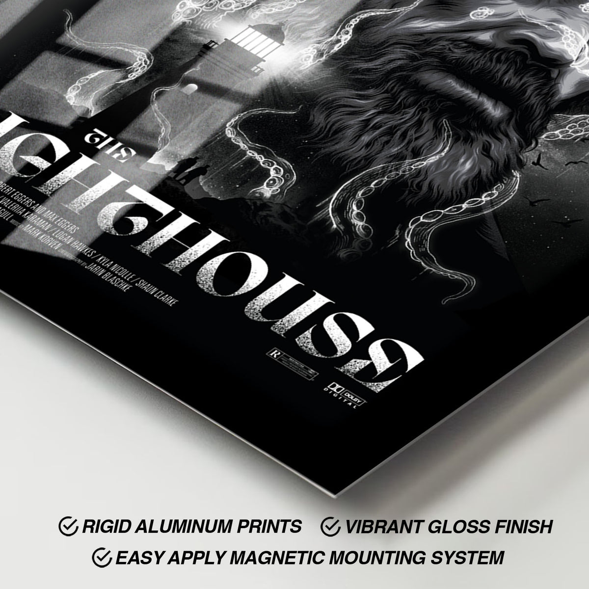 Flex Designs Metal Poster The Lighthouse 11 x 17" Home Goods - Movie 2019 Movie Metal Poster