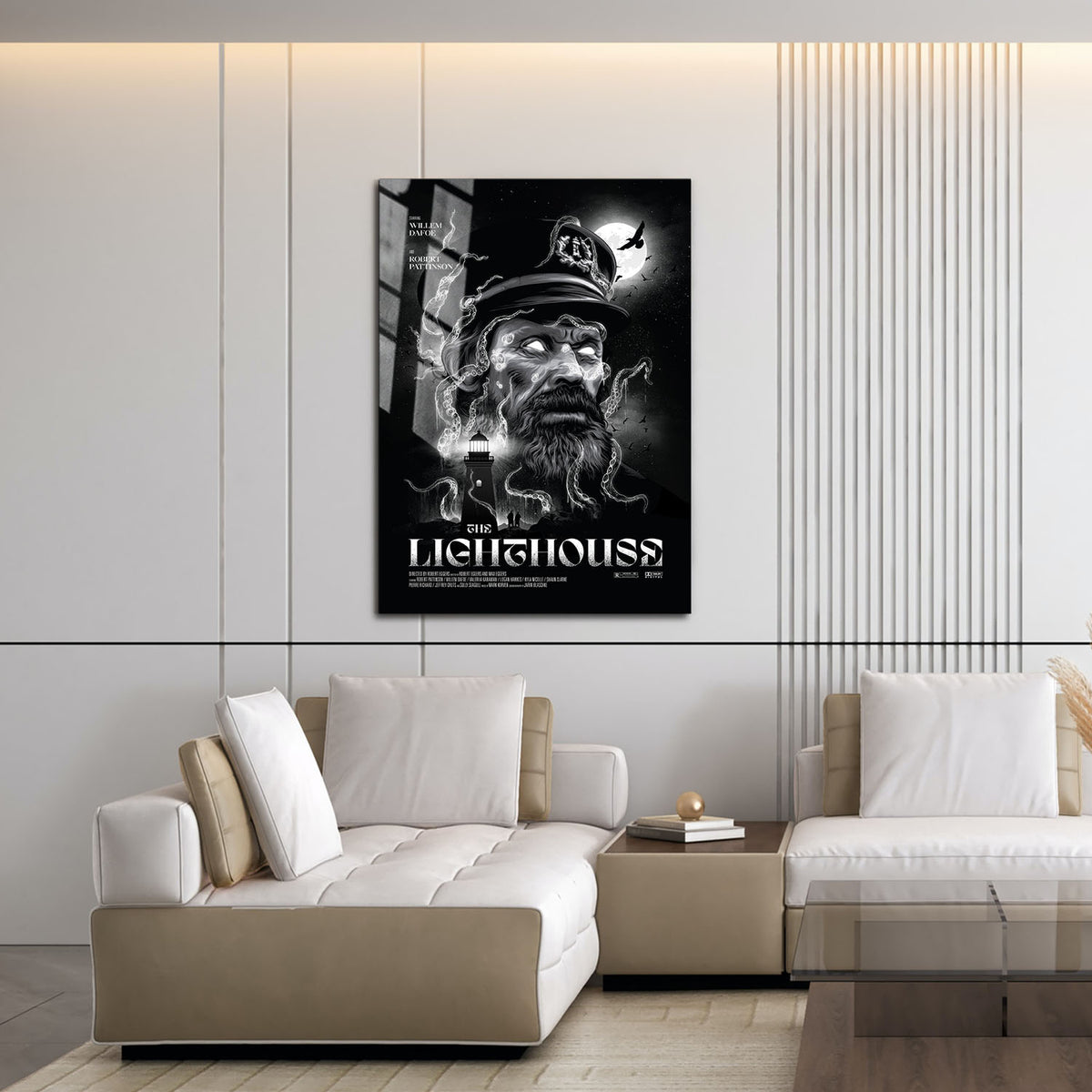 Flex Designs Metal Poster The Lighthouse 16 x 24" Home Goods - Movie 2019 Movie Metal Poster