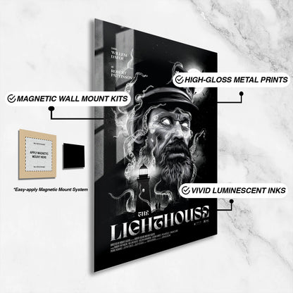 Flex Designs Metal Poster The Lighthouse 16 x 24" Home Goods - Movie 2019 Movie Metal Poster