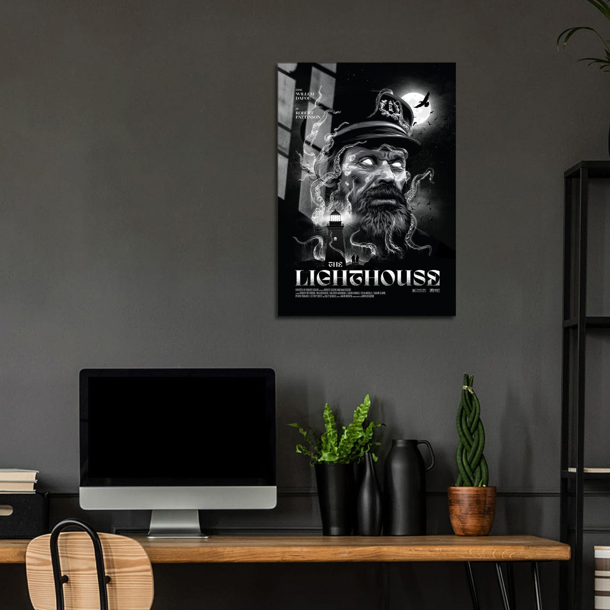 Flex Designs Metal Poster The Lighthouse 24 x 36" Home Goods - Movie 2019 Movie Metal Poster