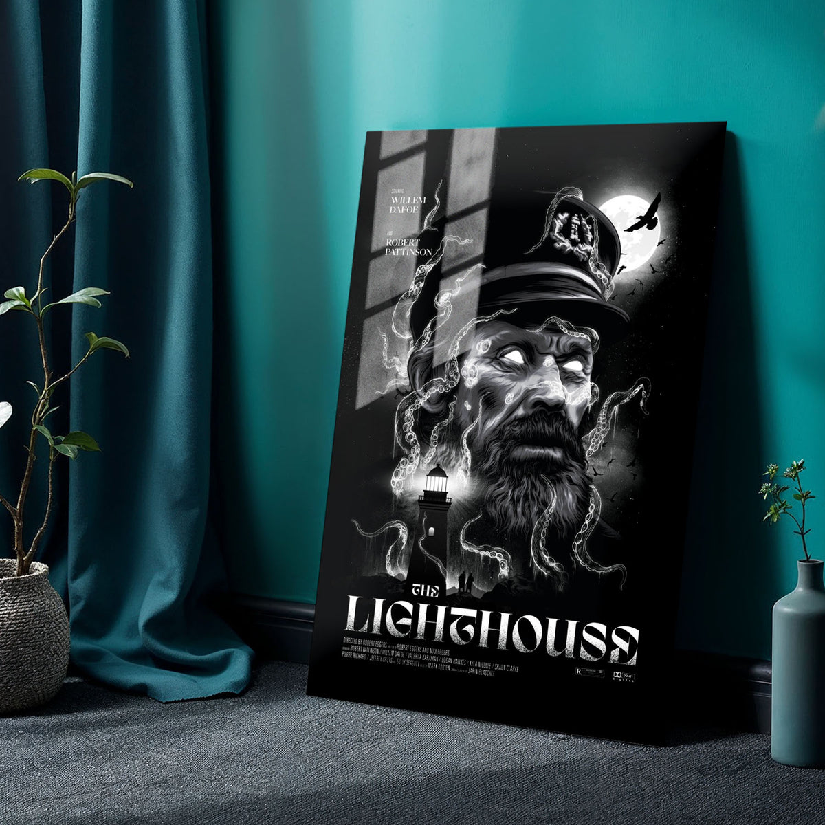 Flex Designs Metal Poster The Lighthouse 24 x 36" Home Goods - Movie 2019 Movie Metal Poster