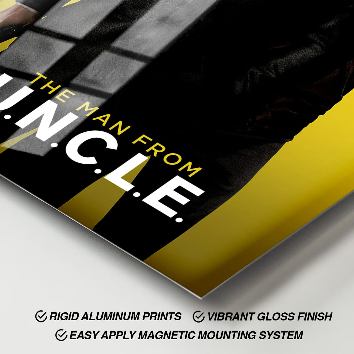 Flex Designs Metal Poster The Man from UNCLE 11 x 17" Home Goods - Movie 2015 Movie Metal Poster