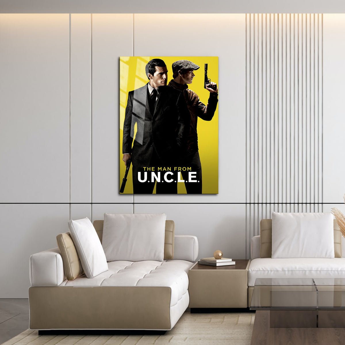 Flex Designs Metal Poster The Man from UNCLE 16 x 24" Home Goods - Movie 2015 Movie Metal Poster