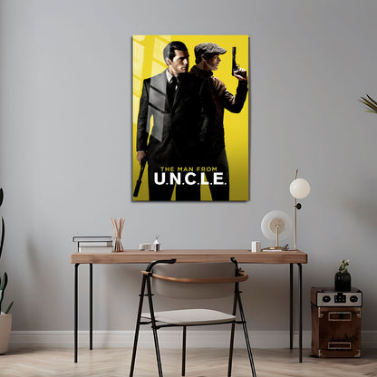 Flex Designs Metal Poster The Man from UNCLE 5 x 7" Home Goods - Movie 2015 Movie Metal Poster