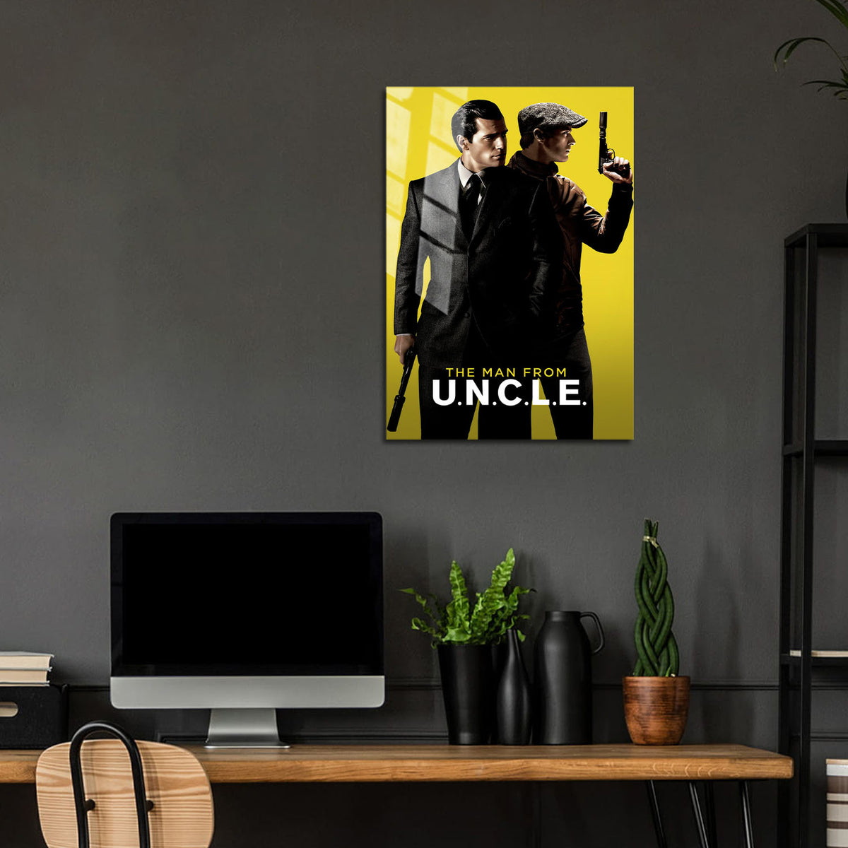 Flex Designs Metal Poster The Man from UNCLE 24 x 36" Home Goods - Movie 2015 Movie Metal Poster