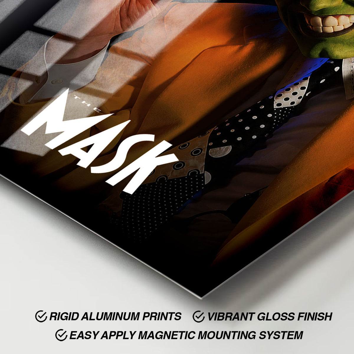 Flex Designs Metal Poster The Mask 11 x 17" Home Goods - Movie 1994 Movie Metal Poster