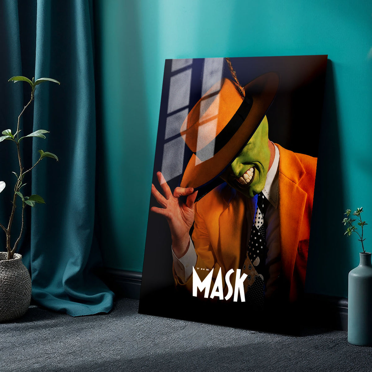 Flex Designs Metal Poster The Mask 24 x 36" Home Goods - Movie 1994 Movie Metal Poster