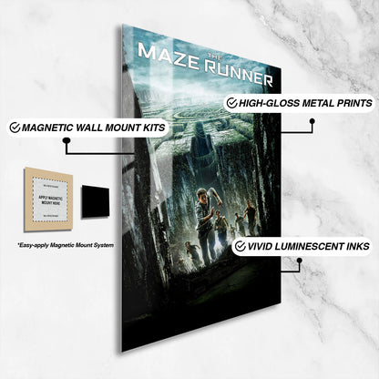 Flex Designs Metal Poster The Maze Runner 16 x 24" Home Goods - Movie 2014 Movie Metal Poster
