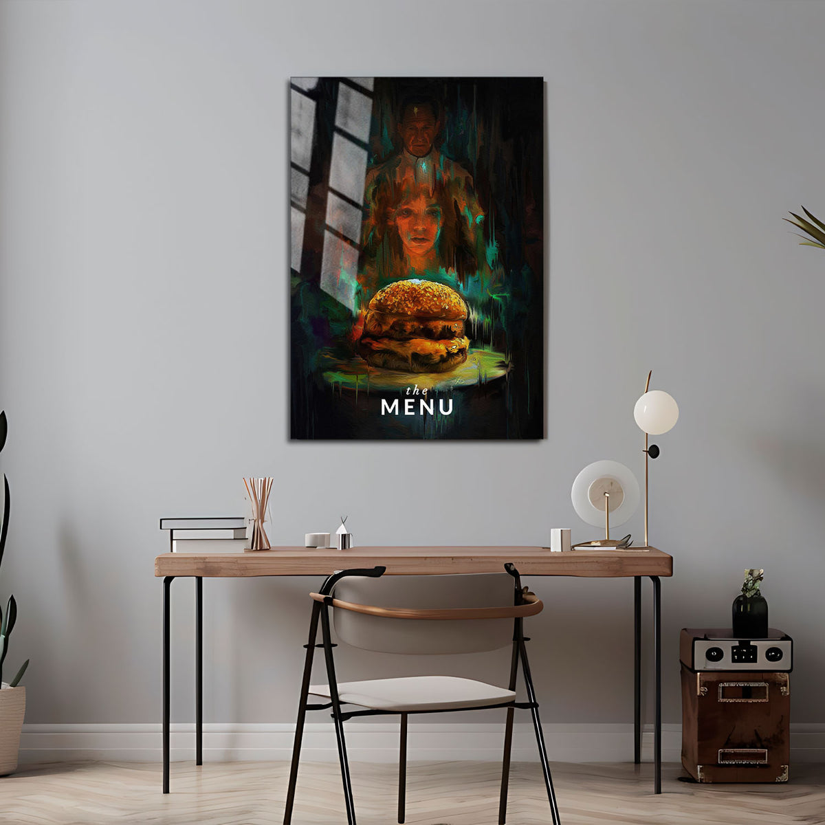 Flex Designs Metal Poster The Menu Burger 5 x 7" Home Goods - Movie 2022 Movie Metal Poster