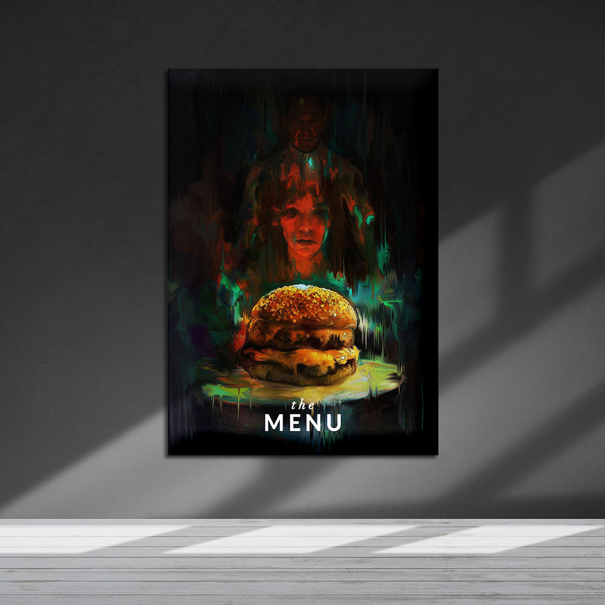 Flex Designs Metal Poster The Menu Burger 5 x 7" Home Goods - Movie 2022 Movie Metal Poster