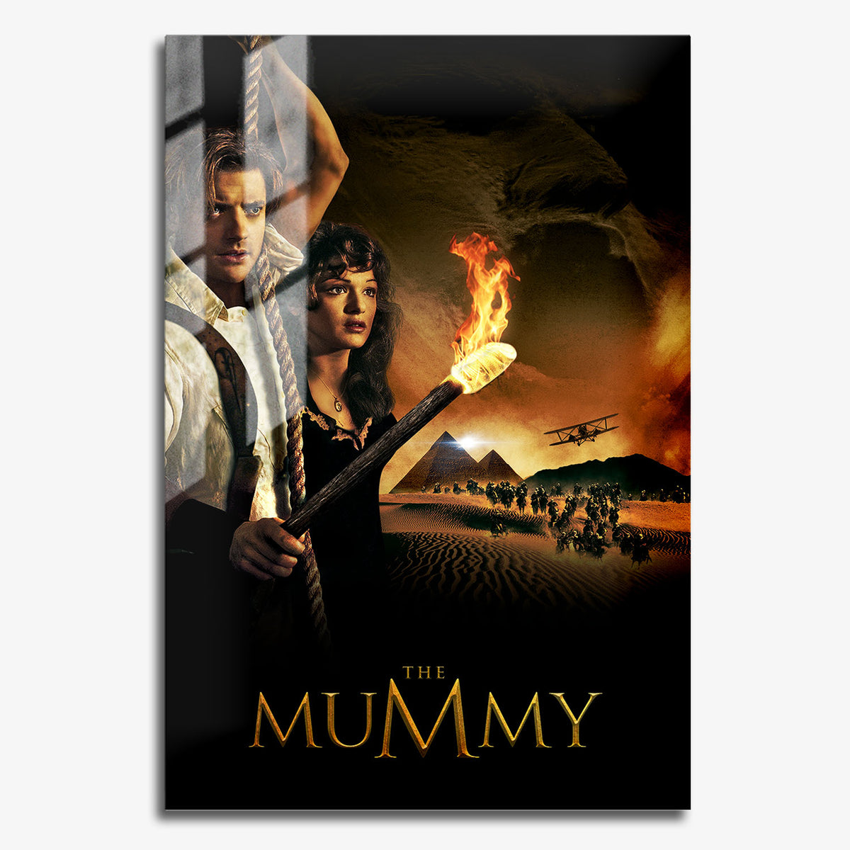 Flex Designs Metal Poster The Mummy 11 x 17" Home Goods - Movie 1999 Movie Metal Poster