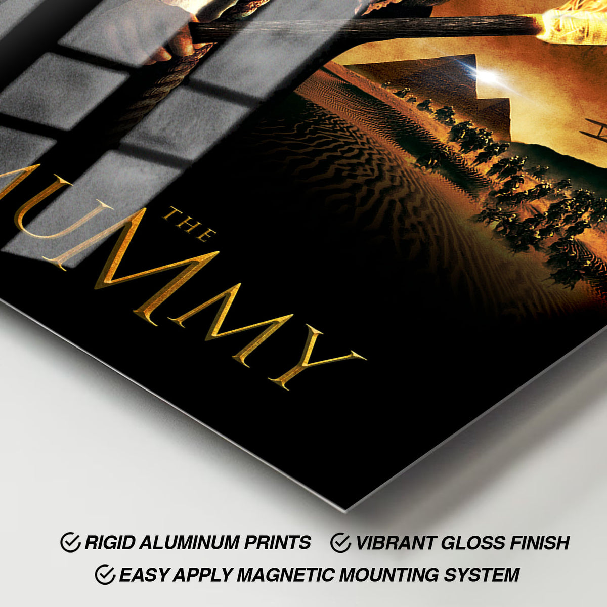 Flex Designs Metal Poster The Mummy 11 x 17" Home Goods - Movie 1999 Movie Metal Poster