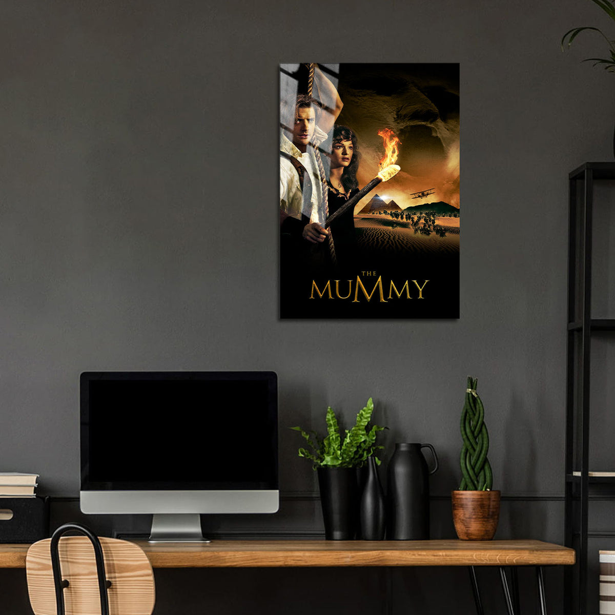 Flex Designs Metal Poster The Mummy 24 x 36" Home Goods - Movie 1999 Movie Metal Poster
