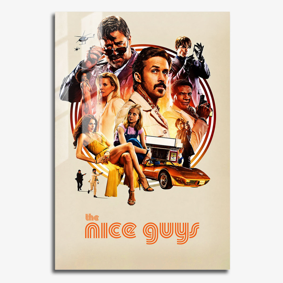 Flex Designs Metal Poster The Nice Guys 11 x 17" Home Goods - Movie 2016 Movie Metal Poster