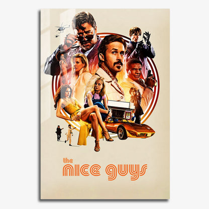 Flex Designs Metal Poster The Nice Guys 11 x 17" Home Goods - Movie 2016 Movie Metal Poster