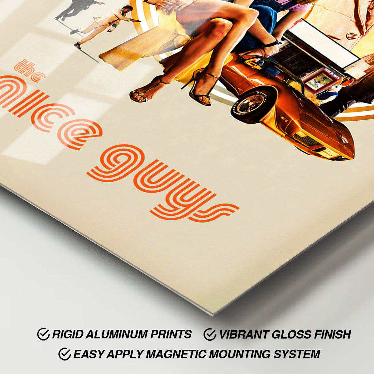 Flex Designs Metal Poster The Nice Guys 11 x 17" Home Goods - Movie 2016 Movie Metal Poster