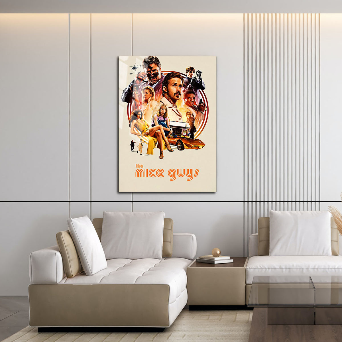 Flex Designs Metal Poster The Nice Guys 16 x 24" Home Goods - Movie 2016 Movie Metal Poster