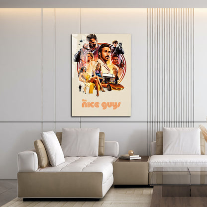 Flex Designs Metal Poster The Nice Guys 16 x 24" Home Goods - Movie 2016 Movie Metal Poster
