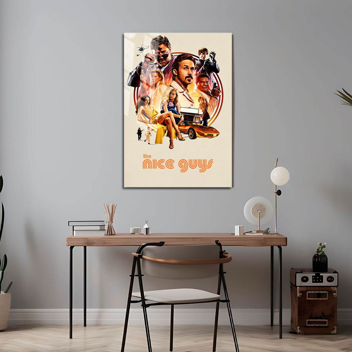 Flex Designs Metal Poster The Nice Guys 5 x 7" Home Goods - Movie 2016 Movie Metal Poster