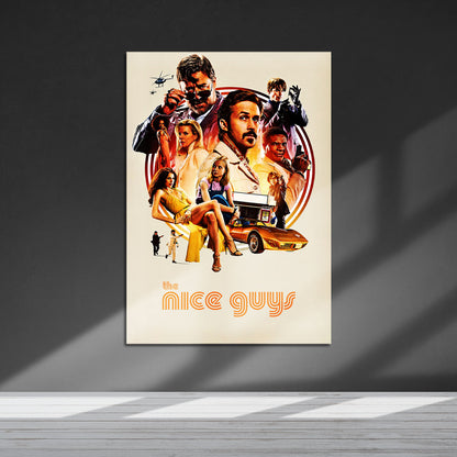 Flex Designs Metal Poster The Nice Guys 5 x 7" Home Goods - Movie 2016 Movie Metal Poster