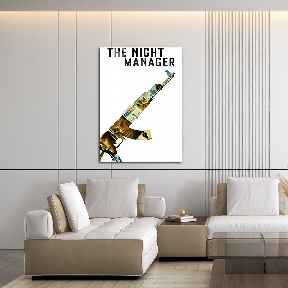 Flex Designs Metal Poster The Night Manager Minimalist 16 x 24" Home Goods - TV Show 2016 TV Show Metal Poster