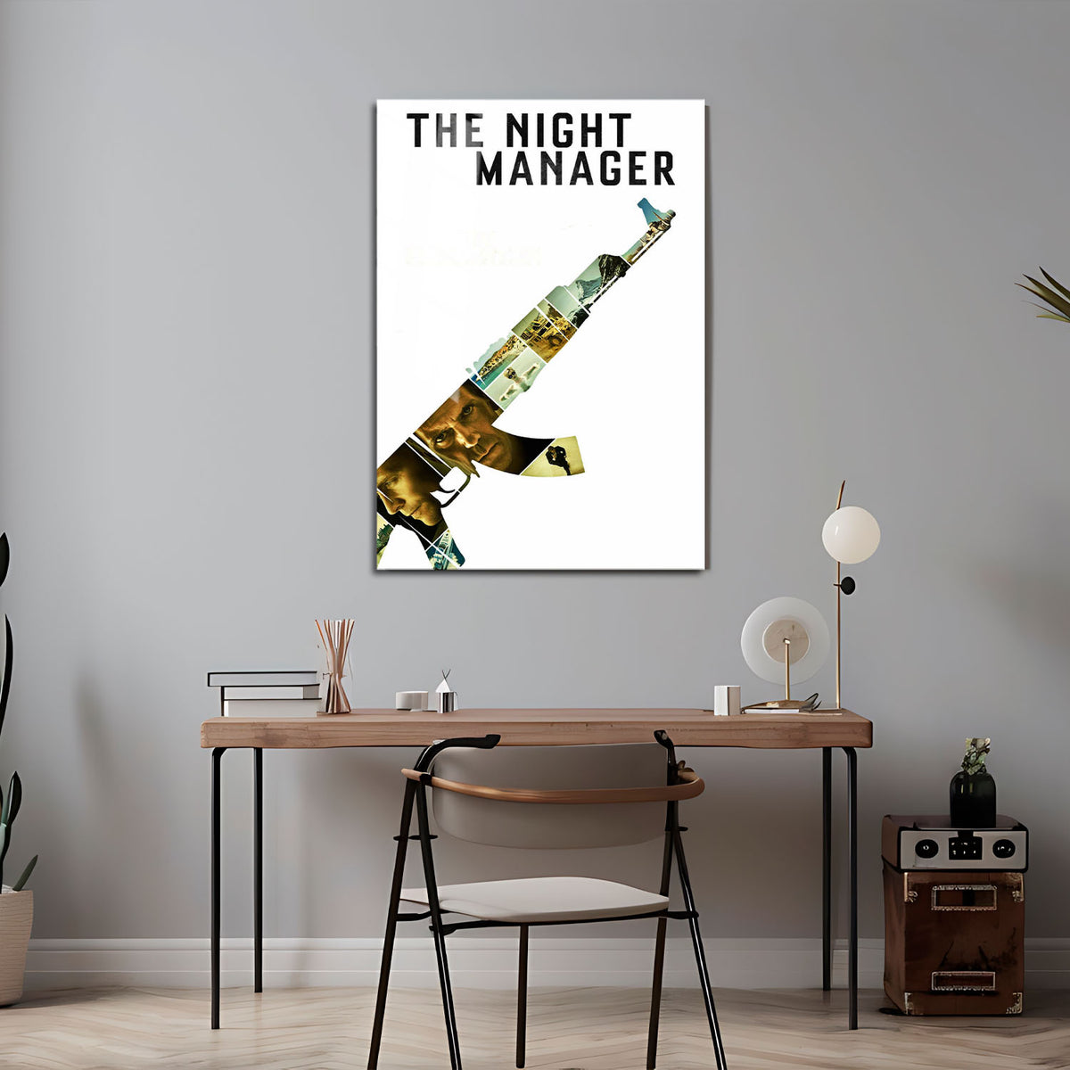 Flex Designs Metal Poster The Night Manager Minimalist 5 x 7" Home Goods - TV Show 2016 TV Show Metal Poster