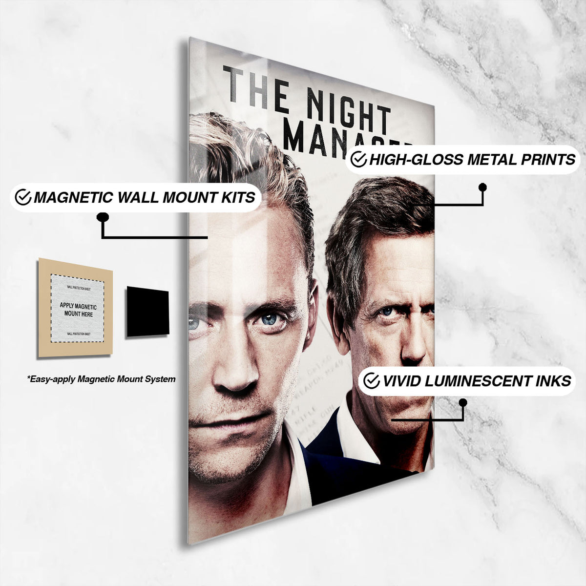 Flex Designs Metal Poster The Night Manager 16 x 24" Home Goods - TV Show 2016 TV Show Metal Poster