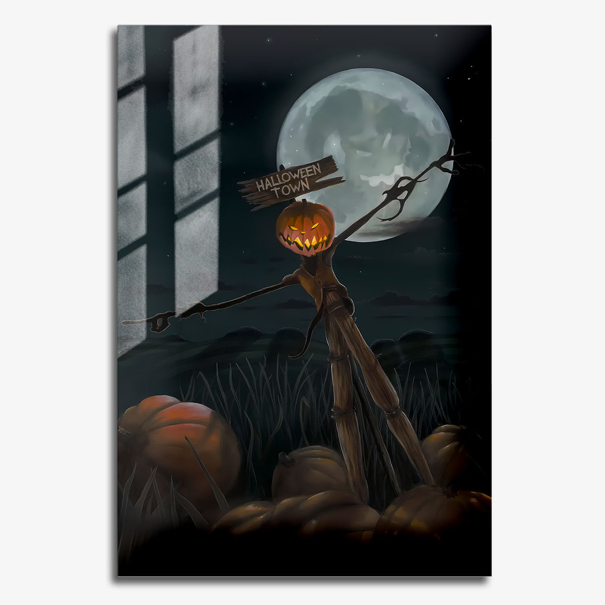 Flex Designs Metal Poster The Nightmare Before Christmas 11 x 17" Home Goods - Movie 1993 Movie Metal Poster