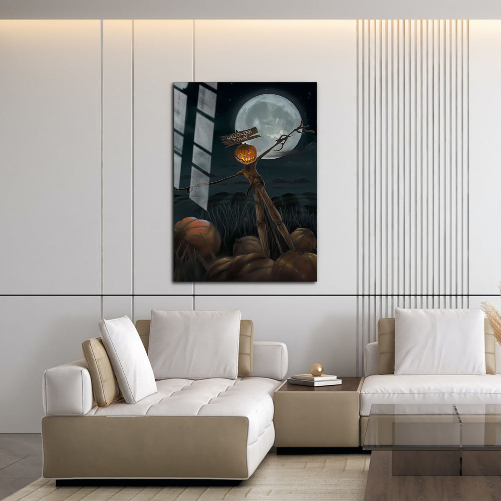 Flex Designs Metal Poster The Nightmare Before Christmas 16 x 24" Home Goods - Movie 1993 Movie Metal Poster