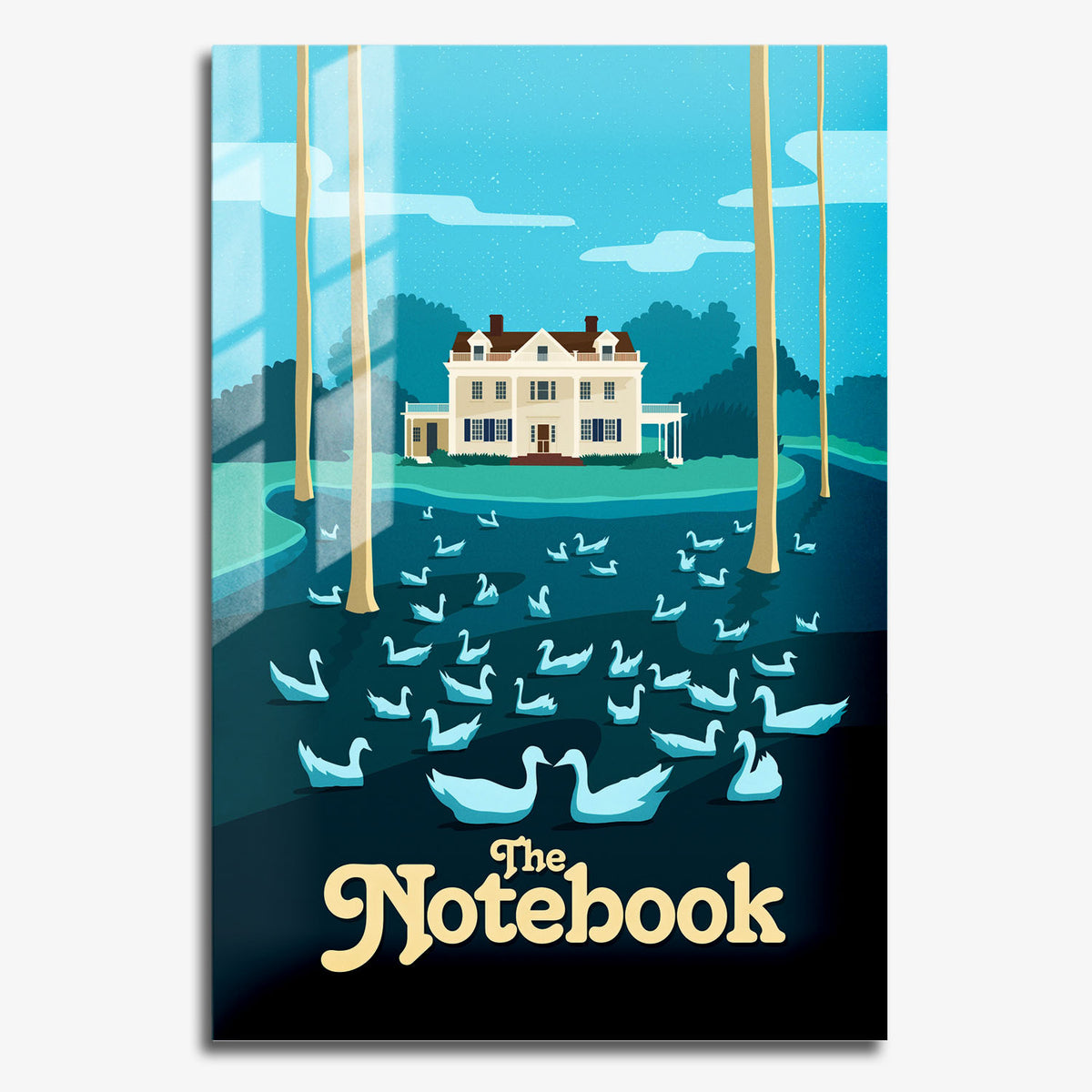 Flex Designs Metal Poster The Notebook Sketch 11 x 17" Home Goods - Movie 2004 Movie Metal Poster
