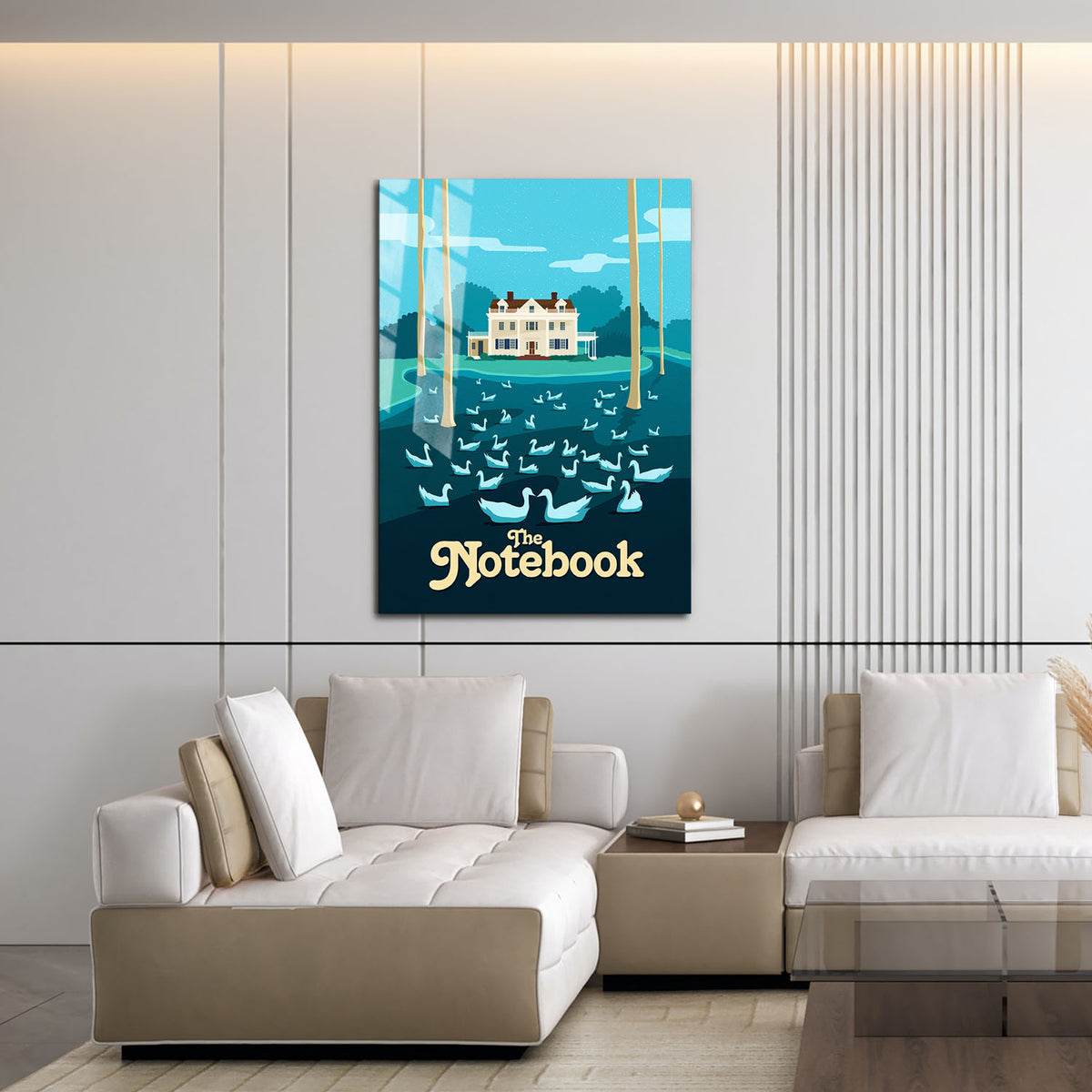Flex Designs Metal Poster The Notebook Sketch 16 x 24" Home Goods - Movie 2004 Movie Metal Poster