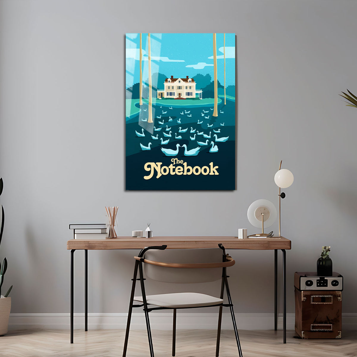 Flex Designs Metal Poster The Notebook Sketch 5 x 7" Home Goods - Movie 2004 Movie Metal Poster