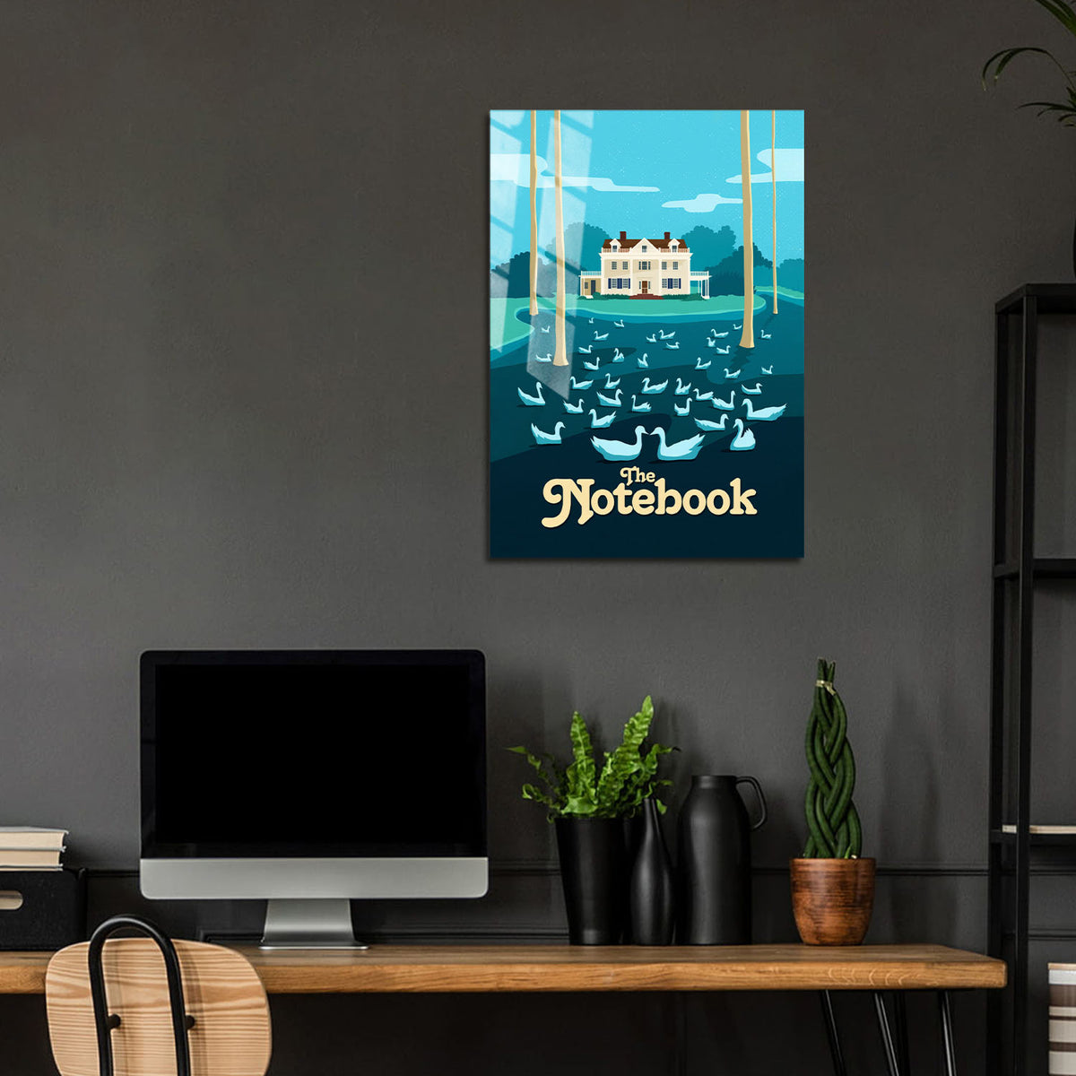 Flex Designs Metal Poster The Notebook Sketch 24 x 36" Home Goods - Movie 2004 Movie Metal Poster