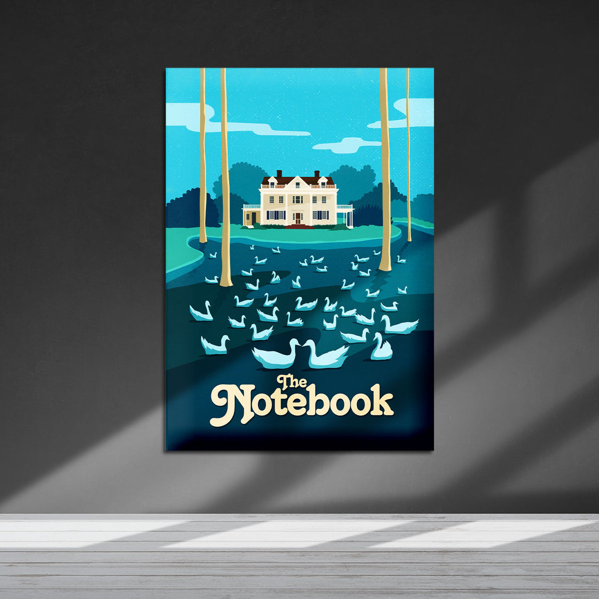 Flex Designs Metal Poster The Notebook Sketch 5 x 7" Home Goods - Movie 2004 Movie Metal Poster