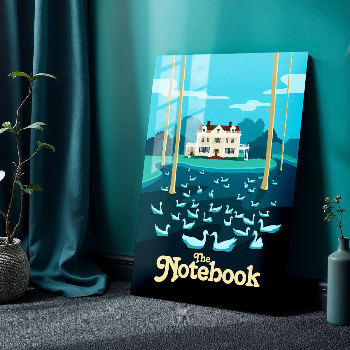Flex Designs Metal Poster The Notebook Sketch 24 x 36" Home Goods - Movie 2004 Movie Metal Poster