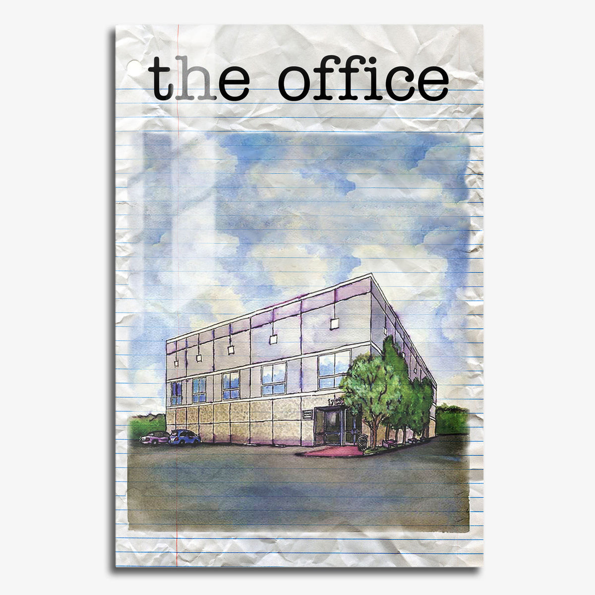 Flex Designs Metal Poster The Office 11 x 17" Home Goods - TV Show 2005 TV Show Metal Poster