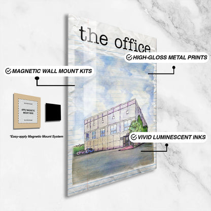 Flex Designs Metal Poster The Office 16 x 24" Home Goods - TV Show 2005 TV Show Metal Poster