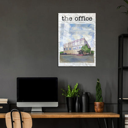 Flex Designs Metal Poster The Office 24 x 36" Home Goods - TV Show 2005 TV Show Metal Poster