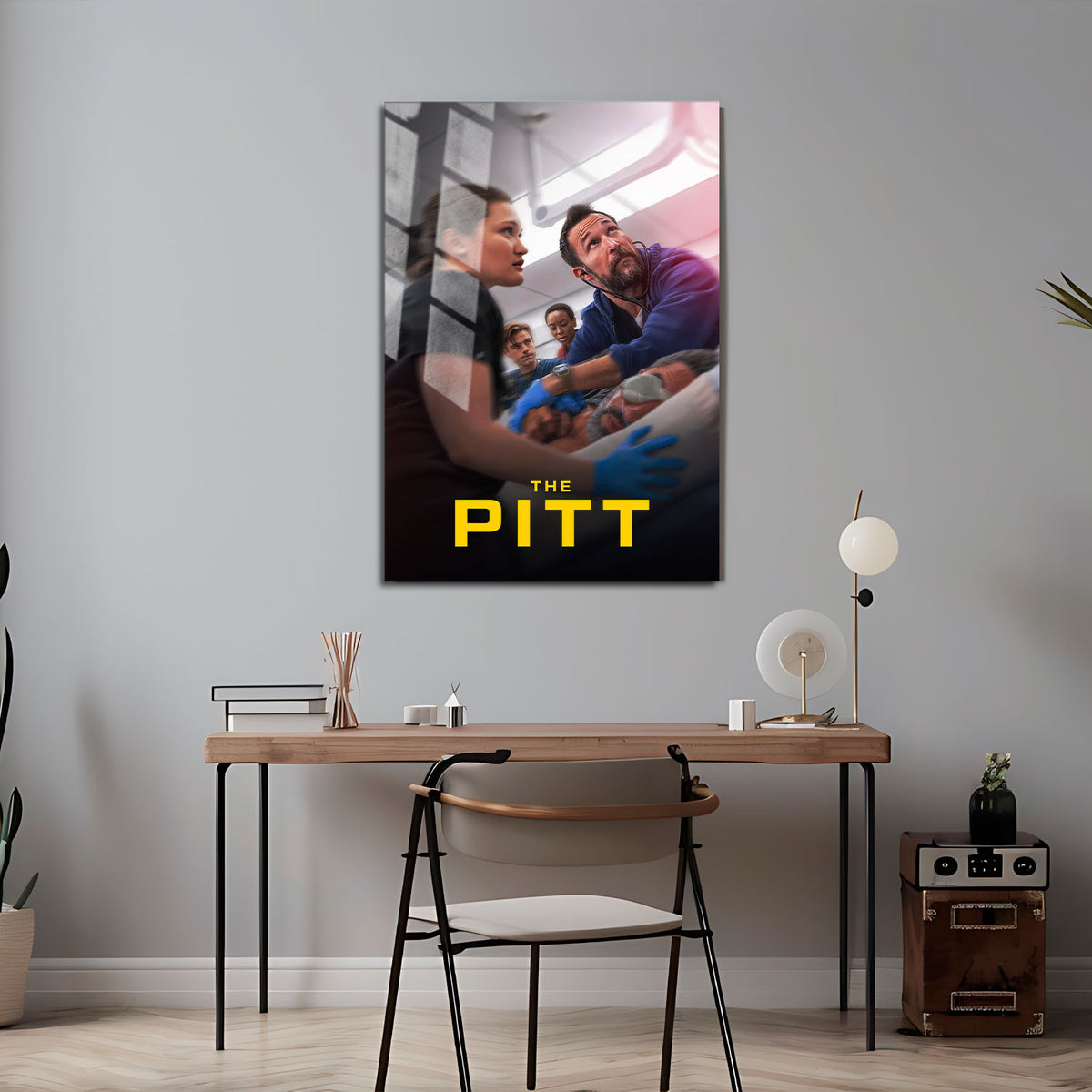 Flex Designs Metal Poster The Pitt 5 x 7" Home Goods - TV Show 2025 TV Show Metal Poster