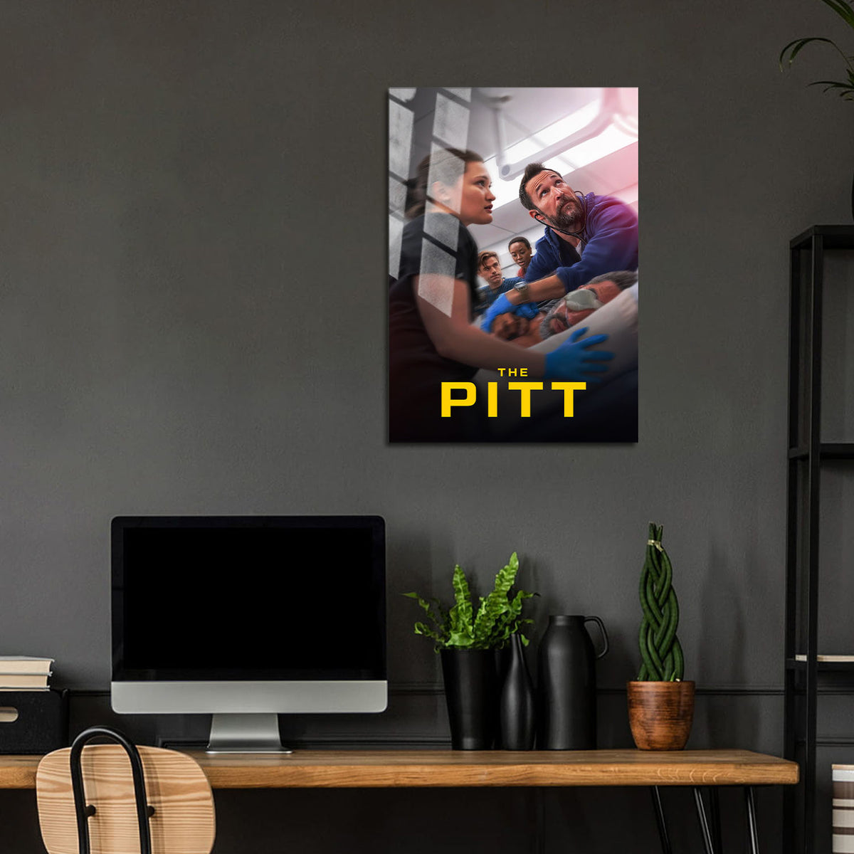Flex Designs Metal Poster The Pitt 24 x 36" Home Goods - TV Show 2025 TV Show Metal Poster