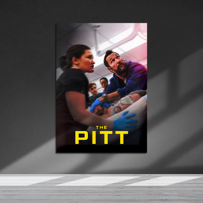 Flex Designs Metal Poster The Pitt 5 x 7" Home Goods - TV Show 2025 TV Show Metal Poster