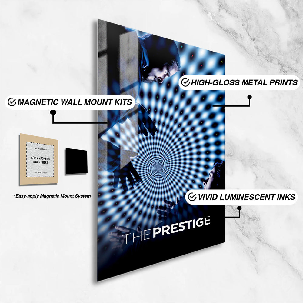 Flex Designs Metal Poster The Prestige Theatrical 16 x 24" Home Goods - Movie 2006 Movie Metal Poster
